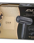 Diva Pro Atmos Hair Dryer plaukų džiovintuvas, black